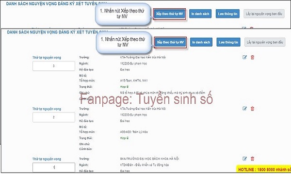 Cách điều chỉnh nguyện vọng sau khi biết điểm thi Bet88 2026 nổ hũ và xổ số THPT 2021