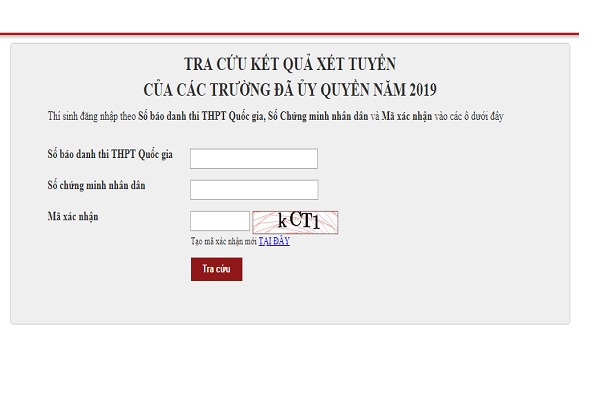 Cách tra cứu thông tin Bet88447 nhà cái bóng đá world cup trúng tuyển của các trường ĐH phía Bắc năm 2019