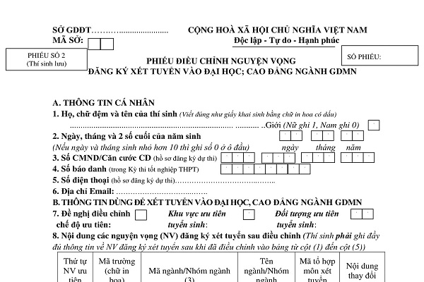 Có còn được điều chỉnh đối tượng ưu tiên, khu vực ưu tiên? Điều chỉnh bằng cách nào?