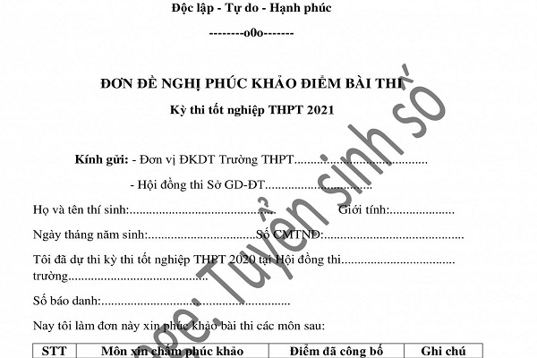 Hướng dẫn phúc khảo điểm thi Bet88 2026 nổ hũ và xổ số THPT 2021