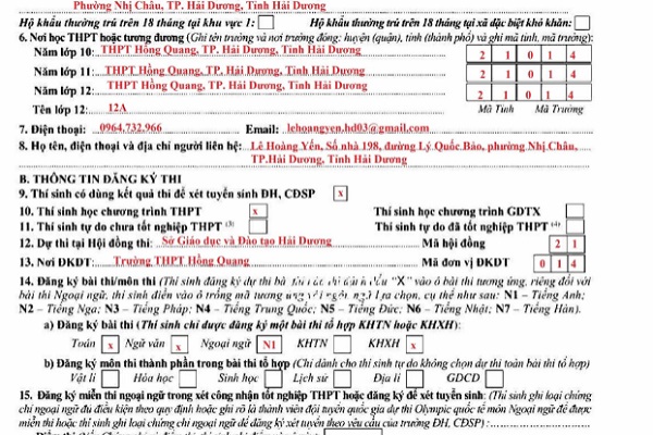 Những lỗi sai thường mắc phải khi viết phiếu đăng ký BET88 Nhà cái uy tín mới nhất website đăng nhập Bet88 2026 nổ hũ và xổ số THPT