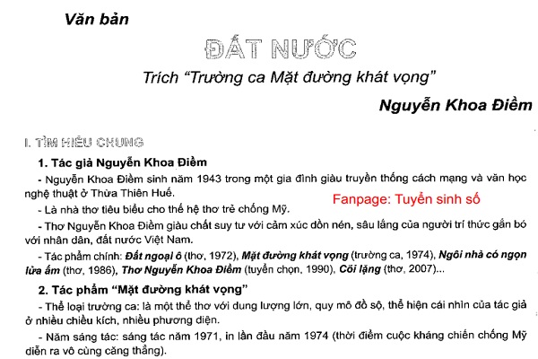 Tài liệu đọc hiểu, dàn ý và phân tích chi tiết tác phẩm ôn thi Văn THPT quốc gia đột phá 8+