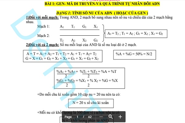 Toàn bộ công thức Sinh học lớp 12 ôn thi Bet88 2026 nổ hũ và xổ số THPT 2021