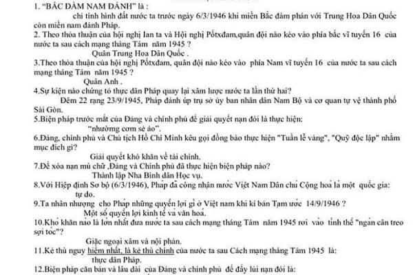 Toàn bộ từ khóa Lịch sử lớp 12 giúp Bet88447 nhà cái bóng đá world cup tránh liệt thi THPT quốc gia 2021